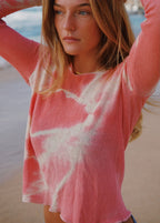 Rumi Top - Pink Tie-dye