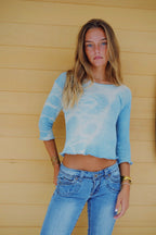Rumi Top - Sky Tie-dye