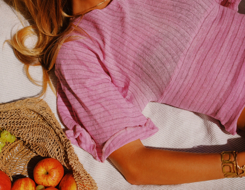 Osaka Top - Light Pink
