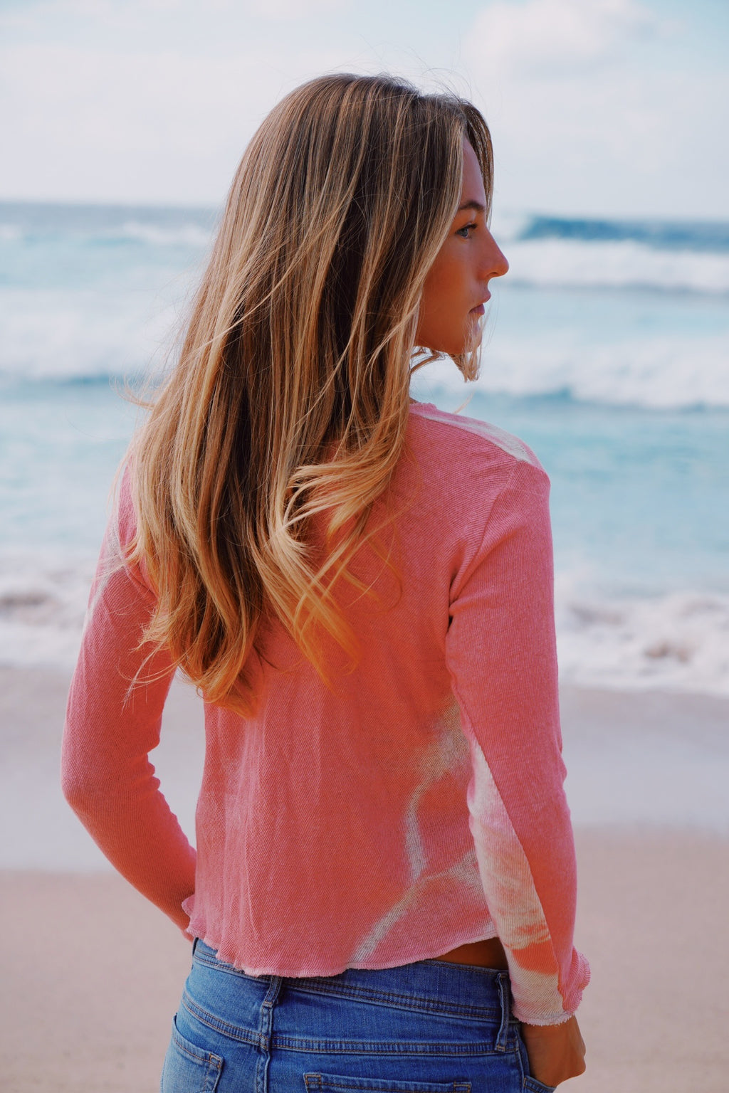 Rumi Top - Pink Tie-dye