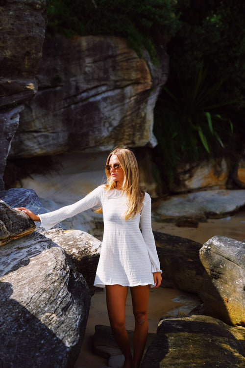 Farrah Mini Dress - White