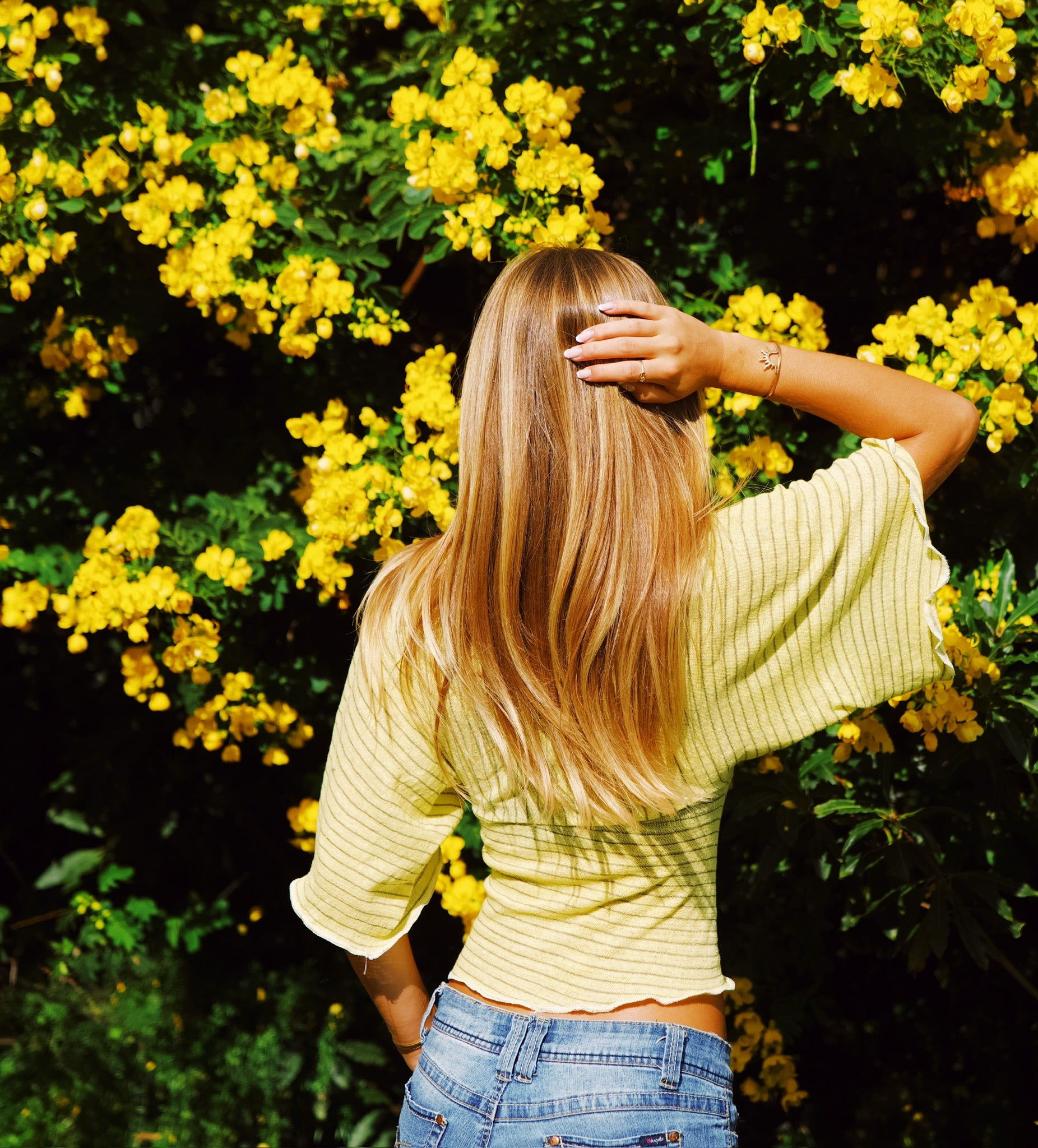 Osaka Top - Yellow Stripe