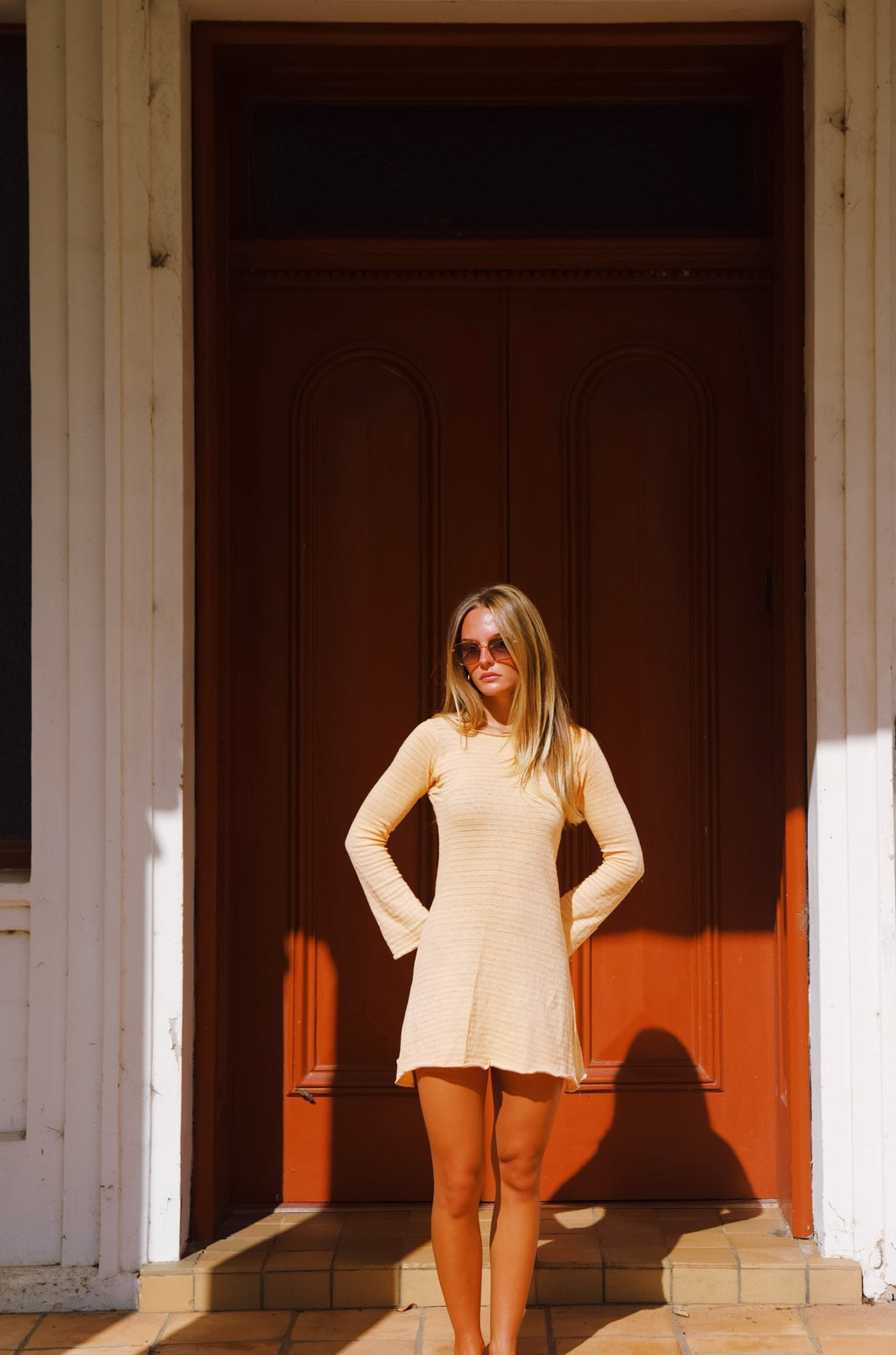 Farrah Mini Dress - Creamsicle