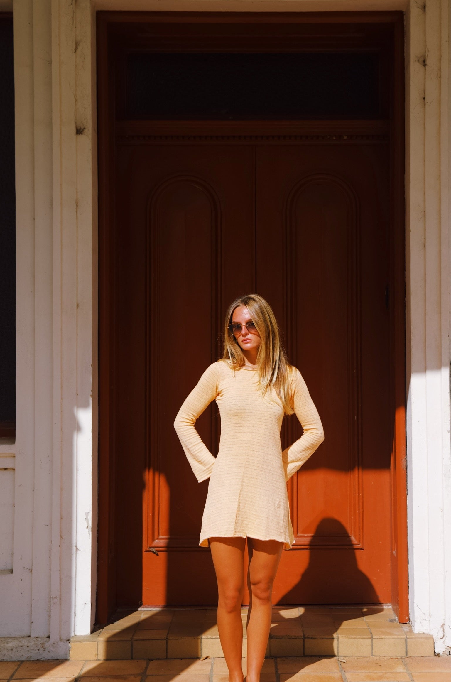 Farrah Mini Dress - Creamsicle