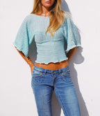 Osaka Top - Light Blue