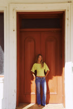 Osaka Top - Yellow Stripe
