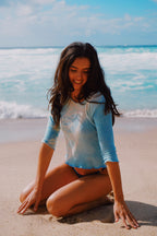 Rumi Top - Sky Tie-dye