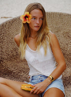 Aria Singlet - White