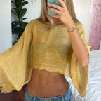 Sora Shoulder Veil - Gold